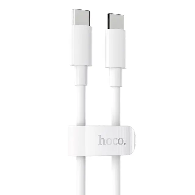 Hoco - X51 High-power 100W charging data cable Typ-C auf Typ-C, weiss, 2 Meter