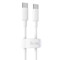 Hoco - X51 High-power 100W charging data cable type-C vers type-C, blanc, 2 mètres – Bild 1