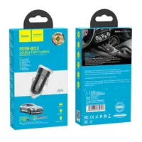 Hoco Z32B Caricatore da auto USB + USB-C – Bild 2