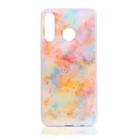 Huawei P30 Lite - Rainbow Clouds & Gold flakes – Bild 1