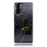 Huawei P30 Pro - Black Marmor & Gold flakes