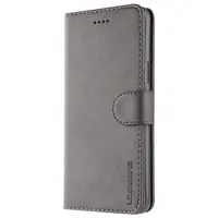Huawei P30 Pro - LC.IMEEKE Wallet Etui mit 3 Kartenfächern & Magnetverschluss, Grau – Bild 1
