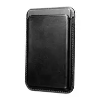 iCarer - Etui portefeuille vintage en cuir véritable Magsafe pour iPhone 12/13, Mini/Pro/Max, Noir – Bild 4