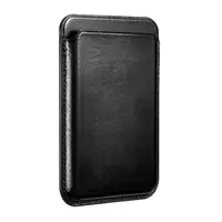 iCarer - Etui portefeuille vintage en cuir véritable Magsafe pour iPhone 12/13, Mini/Pro/Max, Noir – Bild 5