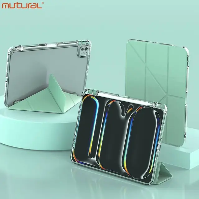 iPad 10/11 (A16) - Mutural Clear-Pro Series Custodia per tablet, Grün