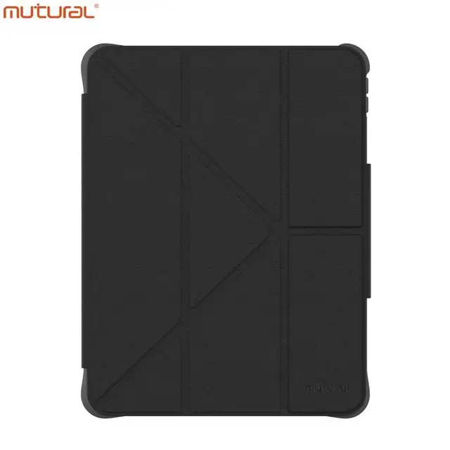 iPad 10/11 (A16) - Mutural Rugged-Pro Stripe Tablet Case, Black