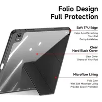 iPad 11” (2025) / iPad 10.9” (2022) Dux Ducis Magi Series Flip-Etui, Schwarz – Bild 3