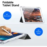 iPad 7/8/9 10.2 et Air 3 iPad Pro 10.5 (2017) - Dux Ducis Unid Series, étui à rabat relevable, noir – Bild 5