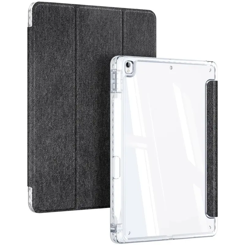 iPad 7/8/9 10.2 et Air 3 iPad Pro 10.5 (2017) - Dux Ducis Unid Series, étui à rabat relevable, noir