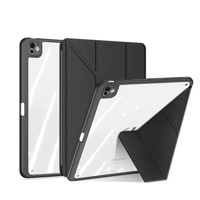 iPad Air 13 (2024/2025) / iPad Pro 12.9 (2020/21/22) - Dux Ducis Magi Series, flip case, black