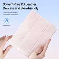 iPad Air 13 (2024/2025) / Pro 12.9 (2018-2022) - Étui à rabat Dux Ducis Unid avec fonction de support, rose – Bild 4