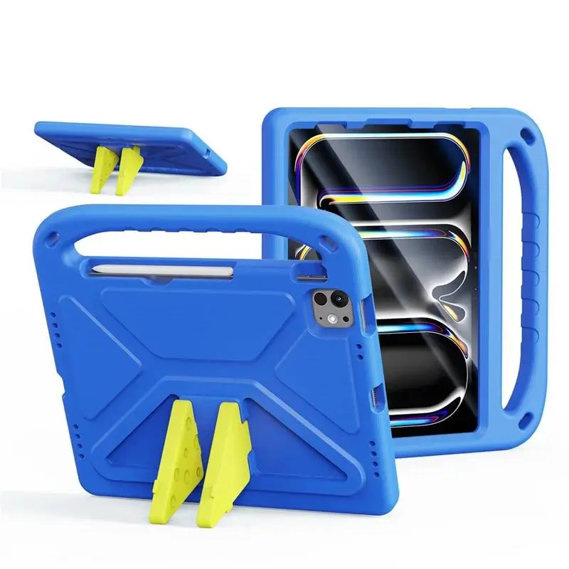 iPad Air 4/5 10.9/Pro 11 (2018-2022) - Dux Ducis Puff Series, Étui à clapet relevable, bleu