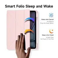 iPad Air 4/5/6 10.9 - Dux Ducis Magi Series, aufstellbares Flip-Etui, pink – Bild 7