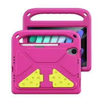 iPad Mini 7/6 - Dux Ducis Puff Series, aufstellbares Flip-Etui, pink – Bild 2