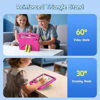 iPad Mini 7/6 - Dux Ducis Puff Series, aufstellbares Flip-Etui, pink – Bild 7