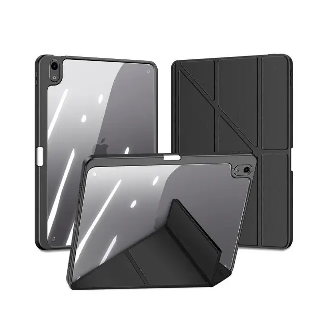 iPad Pro 11 (2020/2021/2022) - Dux Ducis Magi Series, étui à rabat relevable, noir