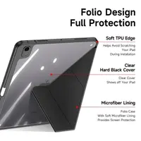 iPad Pro 11 (2020/2021/2022) - Dux Ducis Magi Series, stand-up flip case, black – Bild 4