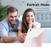 iPad Pro 11 (2020/2021/2022) - Serie Dux Ducis Magi, custodia flip stand-up, rosa – Bild 3