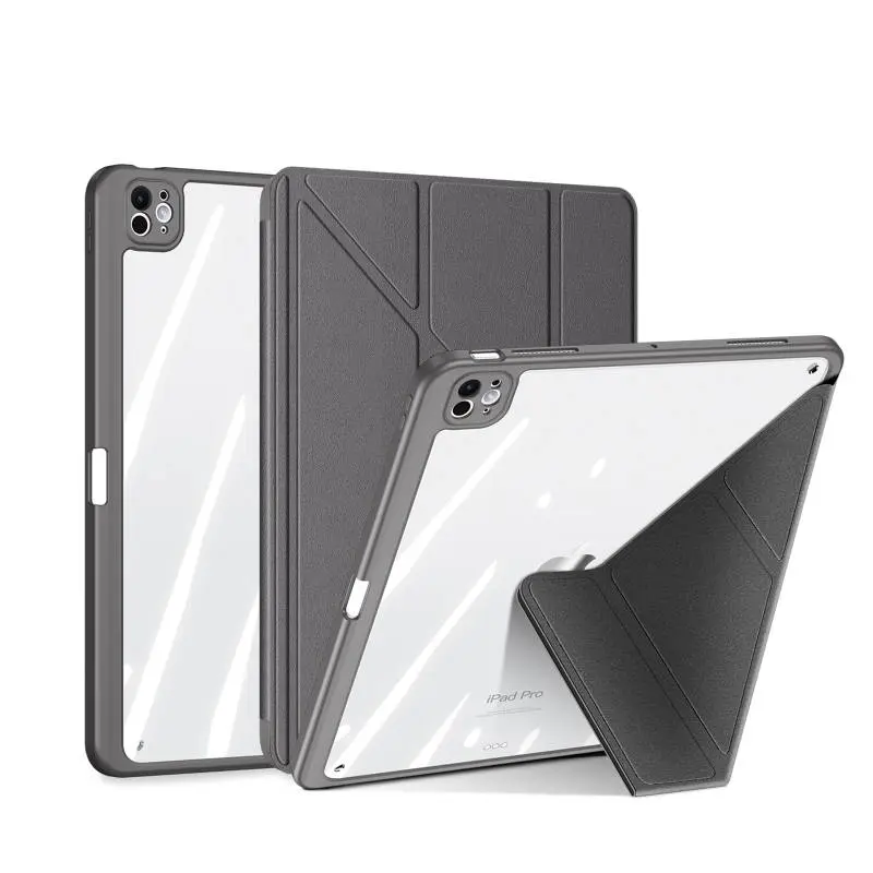 iPad Pro 11 (2024/2025) - Dux Ducis Magi Series, aufstellbares Flip-Etui, grau