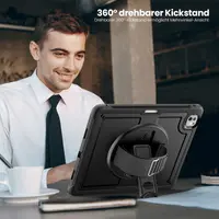 iPad Pro 11” (2024 & 2025) - RPD - HEX-S FE, Rugged TPU Case mit Handstrap, schwarz – Bild 4