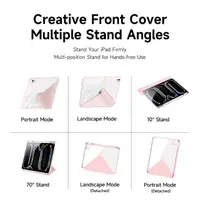 iPad Pro 11 (2024/2025) - Serie Dux Ducis Magi, custodia flip stand-up, rosa – Bild 6