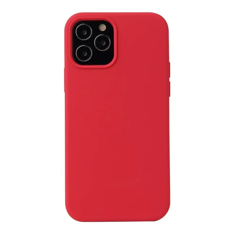iPhone 11 Pro Max - Silicone Case red (MS-Style)