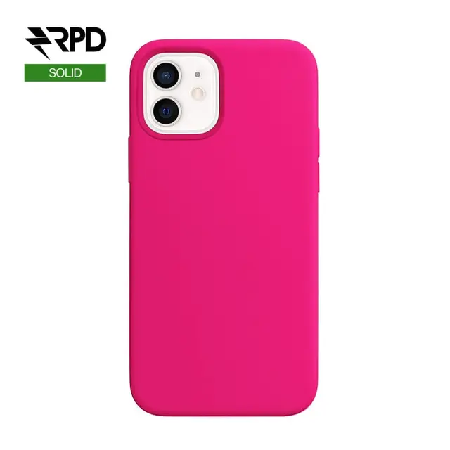 iPhone 11 - Solid Silicone Etui, Glow pink