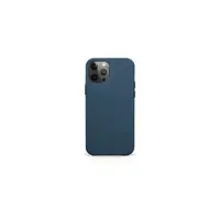 iPhone 12/12 Pro - Custodia iCarer in vera pelle blu (RIX1206) – Bild 2
