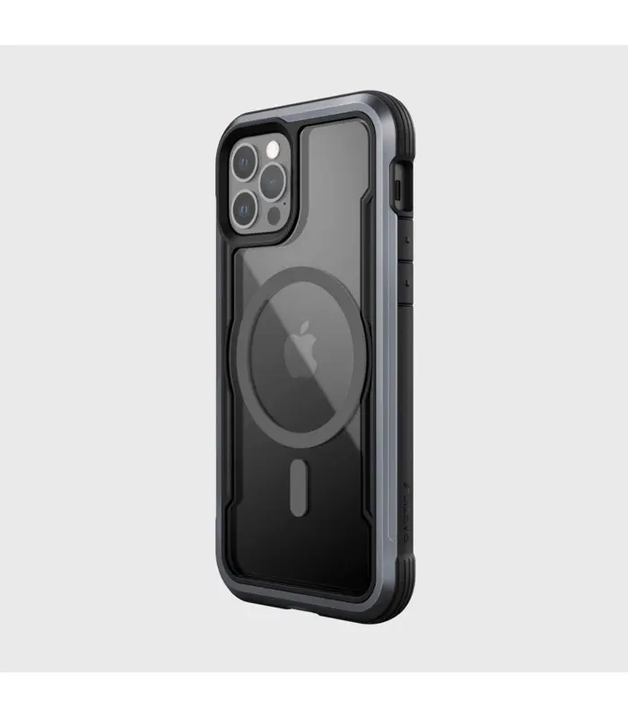 iPhone 12 / 12 Pro - Defense Shield avec MagSafe, cadre noir