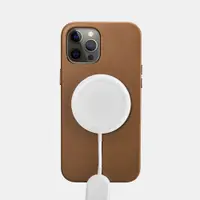 iPhone 12/12 Pro - iCarer genuine leather case with MagSafe brown – Bild 5