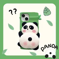 iPhone 12/12 Pro - Junger Panda-Etui mit Quietsche-Druckfunktion – Bild 2