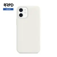 iPhone 12 / 12 Pro - Silicone Case White, Liquid (Magsafe version) – Bild 1