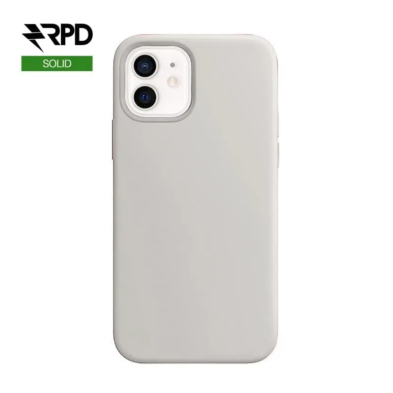iPhone 12 / 12 Pro - Silicone Case white, solid