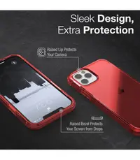 iPhone 12 / 12 Pro - X-Doria Raptic Air Backcase rosso, per una protezione e uno stile ottimali – Bild 5