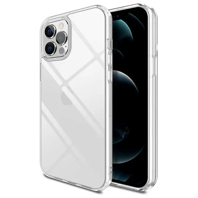 iPhone 12 / 12 Pro - X-Level Antislip Clear Case Housse transparente