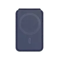 iPhone 12/13/14/15/16 Series . Dux Ducis Magnetic Leather Wallet Stand with MagSafe, blau – Bild 3