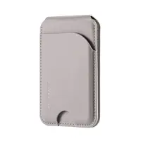 iPhone 12/13/14/15/16 Series . Dux Ducis Magnetic Leather Wallet Stand with MagSafe, Grau – Bild 4