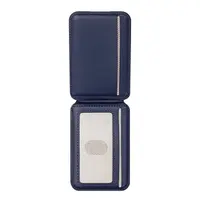 iPhone 12/13/14/15/16 Series . Dux Ducis Magnetic Leather Wallet Stand with MagSafe, blau – Bild 5