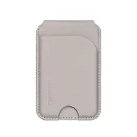 iPhone 12/13/14/15/16 Series . Dux Ducis Magnetic Leather Wallet Stand with MagSafe, Grau – Bild 1
