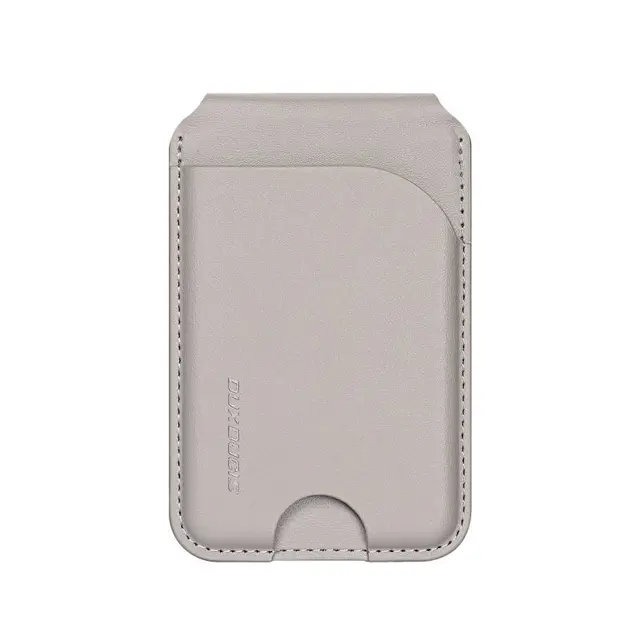 iPhone 12/13/14/15/16 Series . Dux Ducis Portefeuille en cuir magnétique avec MagSafe, Gris