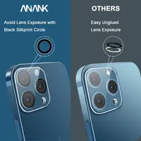 iPhone 12 - ANANK rear camera tempered glass / armored glass – Bild 4