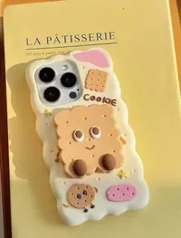 iPhone 12 / iPhone 13 / iPhone14 / iPhone 15 Pro Max 14 / 15 Plus - biscotti dolci con effetto 3D – Bild 1