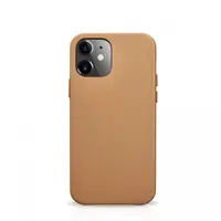 iPhone 12 Mini - iCarer - Leather Backcase Braun (RIX1205-BN) – Bild 1