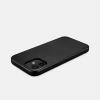 iPhone 12 mini - iCarer - Leather Backcase, Schwarz (WMI1215-BK) – Bild 6