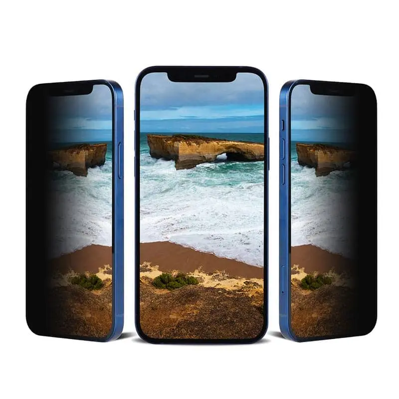 iPhone 12 Mini - Tempered Glass / Panzerglas - Privacy