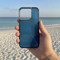 iPhone 12 Pro - Custodia con sabbia mobile, blu – Bild 2