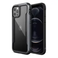 iPhone 12 Pro Max - Raptic/X-Doria Defense Shield Case mit schwarzem Rahmen – Bild 1