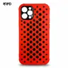 iPhone 12 Pro - Perforated Case, rot