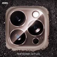 iPhone 12 Pro - Tempered Glass / Panzerglas Rückkamera - vollflächig transparent – Bild 3