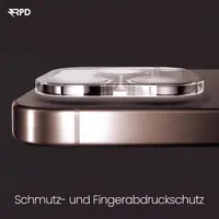 iPhone 12 Pro - Tempered Glass / Panzerglas Rückkamera - vollflächig transparent – Bild 4